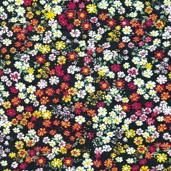 No Boundaries Tank Top Womens M Floral 7/9 Sleeveless Blouse Stretch Flowy Flex - Picture 8 of 10